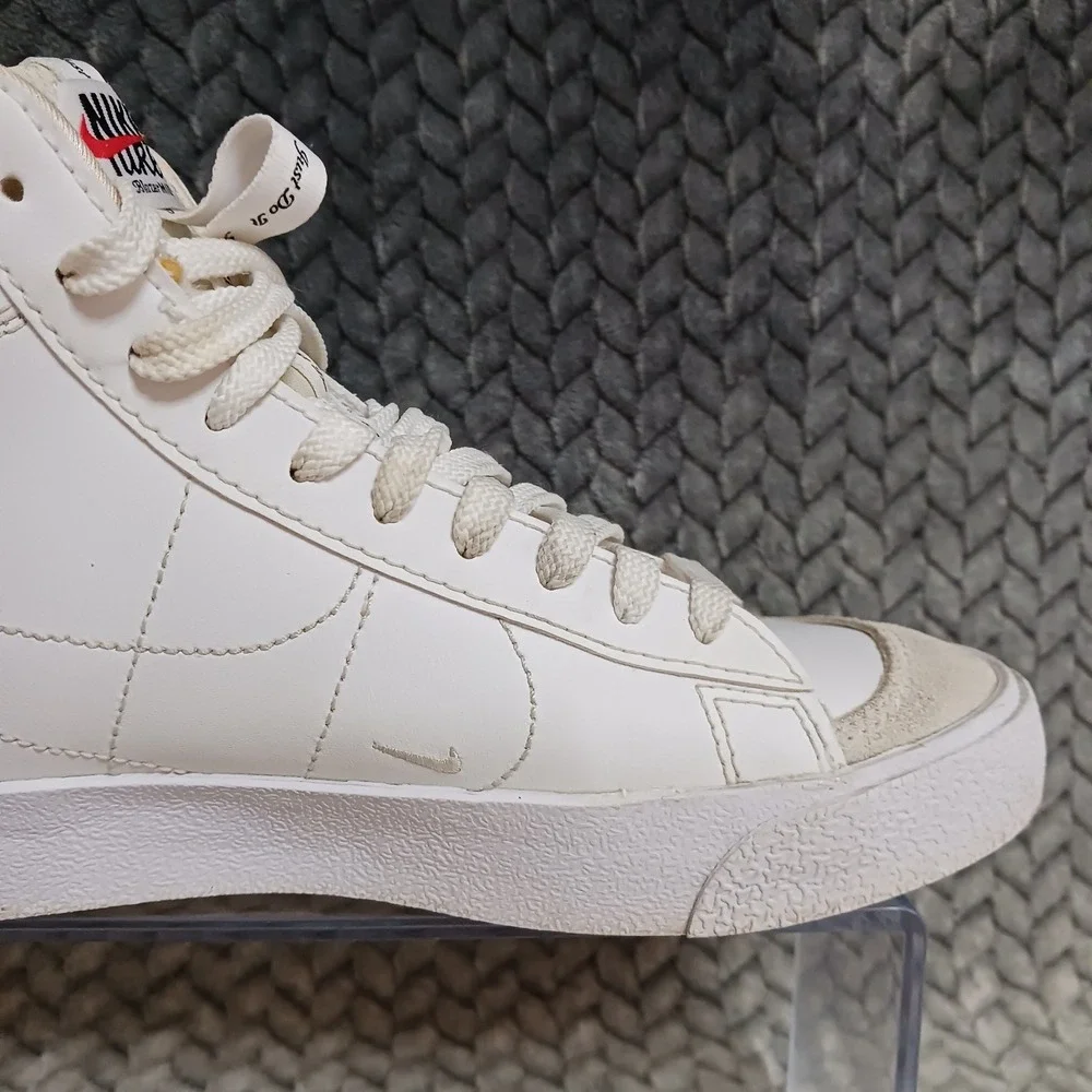 Nike Blazer Mid '77 SE GS Dance White Black Youth Sneakers Shoes Size 6Y